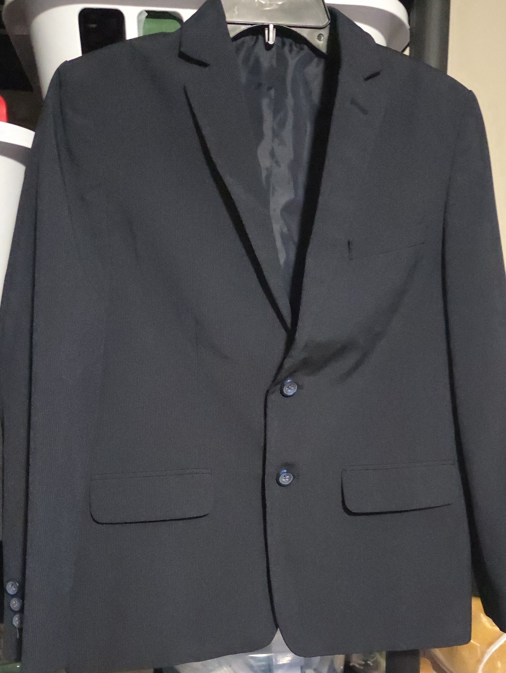Van Heusen Navy Blue Kids Blazer. 14 Husky.  Like New